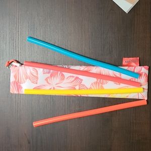 Norwex- Silicon Straw Set of 4, Brand New